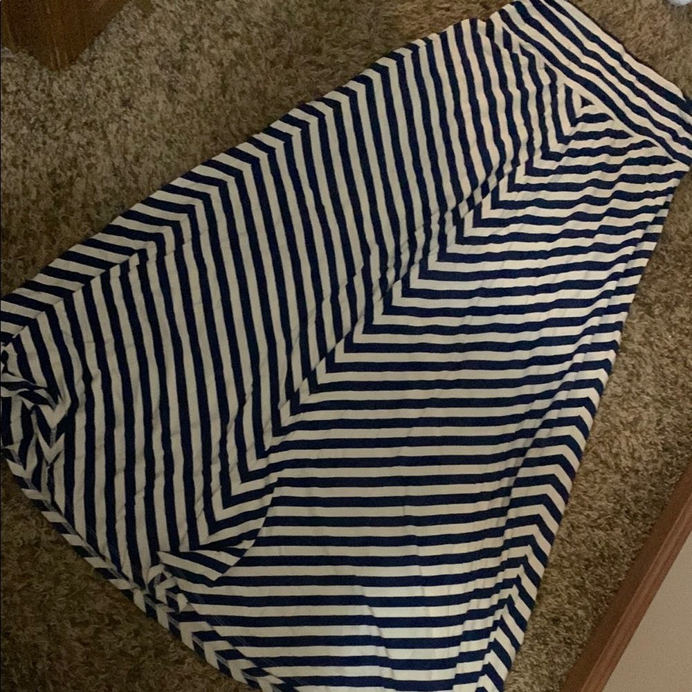 Merona Maxi skirt blue chevron